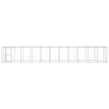 Chenil exterior jaula recinto parque animales perro exterior acero galvanizado 26,62 m² 02_0000418