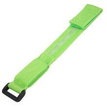 Flashing Green LED Wristband for Running and Biking Adjustable Size Band
