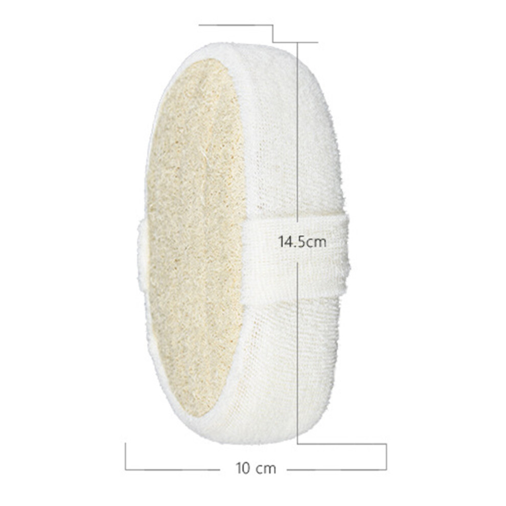 Renewable Resource Bath Loofah Set, Gentle Skin Cleansing Natural Loofah Sponge for Daily Exfoliation, Dual Functionality Sponge for Men & Women,