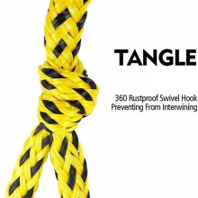 Boat Tow Rope Quick Connector,Water Ski Rope Connector Towable Tube Rope Connector for Jet Ski,Water Sport