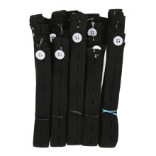 Functional Design Elastic Waist Adjuster, Elastic Stretchable Sewing Strap With Button Holes For Pants Skirts Maternity Wear, Advanced Materials
