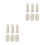 12Stk Beige Cowhide Fingerabdeckung Handwerkschutz 6
