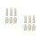 12Stk Beige Cowhide Fingerabdeckung Handwerkschutz 7