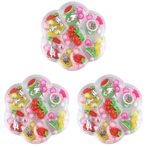 Ohrclips Clip-on Ohrringe Kinder Komfort Bunt 1