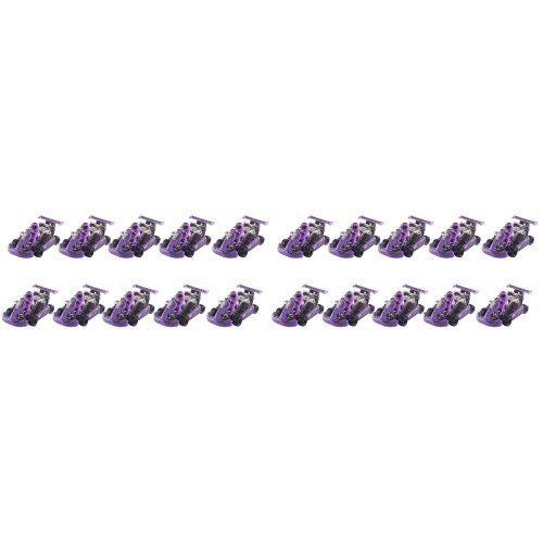 20Stk Plastik Pull-Back Kart Toys Kinder Geschenk Bunt Und Robust 1