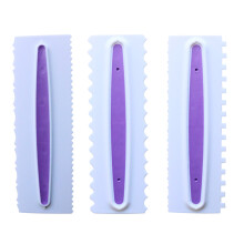 6Stk Mousse Polisher Kunststoff-Kuchenschaber Mit 6 Texturmustern
