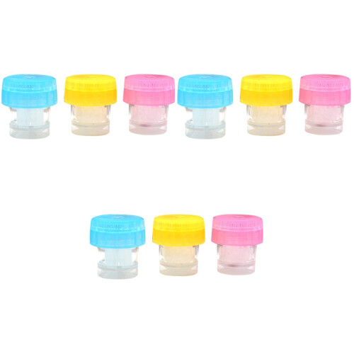 9Stk Linsen Plastik Etui Bunt 2