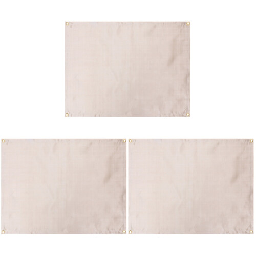 3Stk Temperaturresistente Feuerdecke Beige Für Und Camping 1