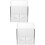 2Stk Desktop Baseball Display Case Transparent Und 7
