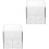 2Stk Desktop Baseball Display Case Transparent Und 3
