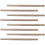 12Paare Wooden Drumsticks Für Taille Trommel Robust & Profi Percussion 1