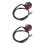 2Pcs Universal Motorcycle Handlebar On/off Kill Switch Button Black 4