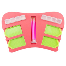 30Stk Diamond Embroidery Tray Pink Drill Aufbewahrungsbox Zubehör