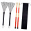 2Stk Professionelle Bambus Drumsticks Mit Stahlbürsten Für Percussion 5