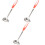 3Stk Küchen Soßenlöffel Aus Orange Elegant Und Robust 3