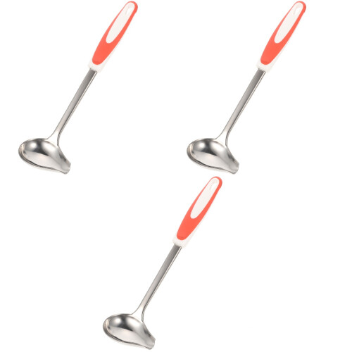 3Stk Küchen Soßenlöffel Aus Orange Elegant Und Robust 2