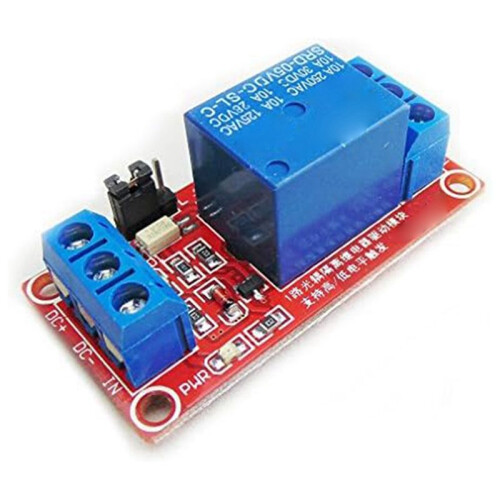 2Pcs 5V One Channel Relay Module Relay  with Optocoupler Isolation Support High Low Level Trigger 2