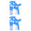 2Stk Dolphin Bubble Maker Sticks, Cartoon, Automatisch, Bunt, Spielend 5