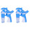 2Stk Dolphin Bubble Maker Sticks, Cartoon, Automatisch, Bunt, Spielend 2