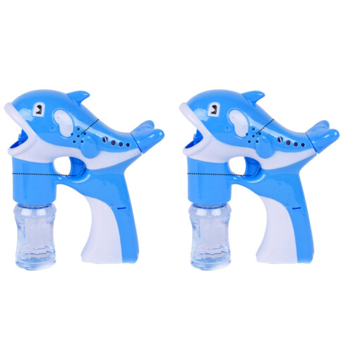 2Stk Dolphin Bubble Maker Sticks, Cartoon, Automatisch, Bunt, Spielend 1