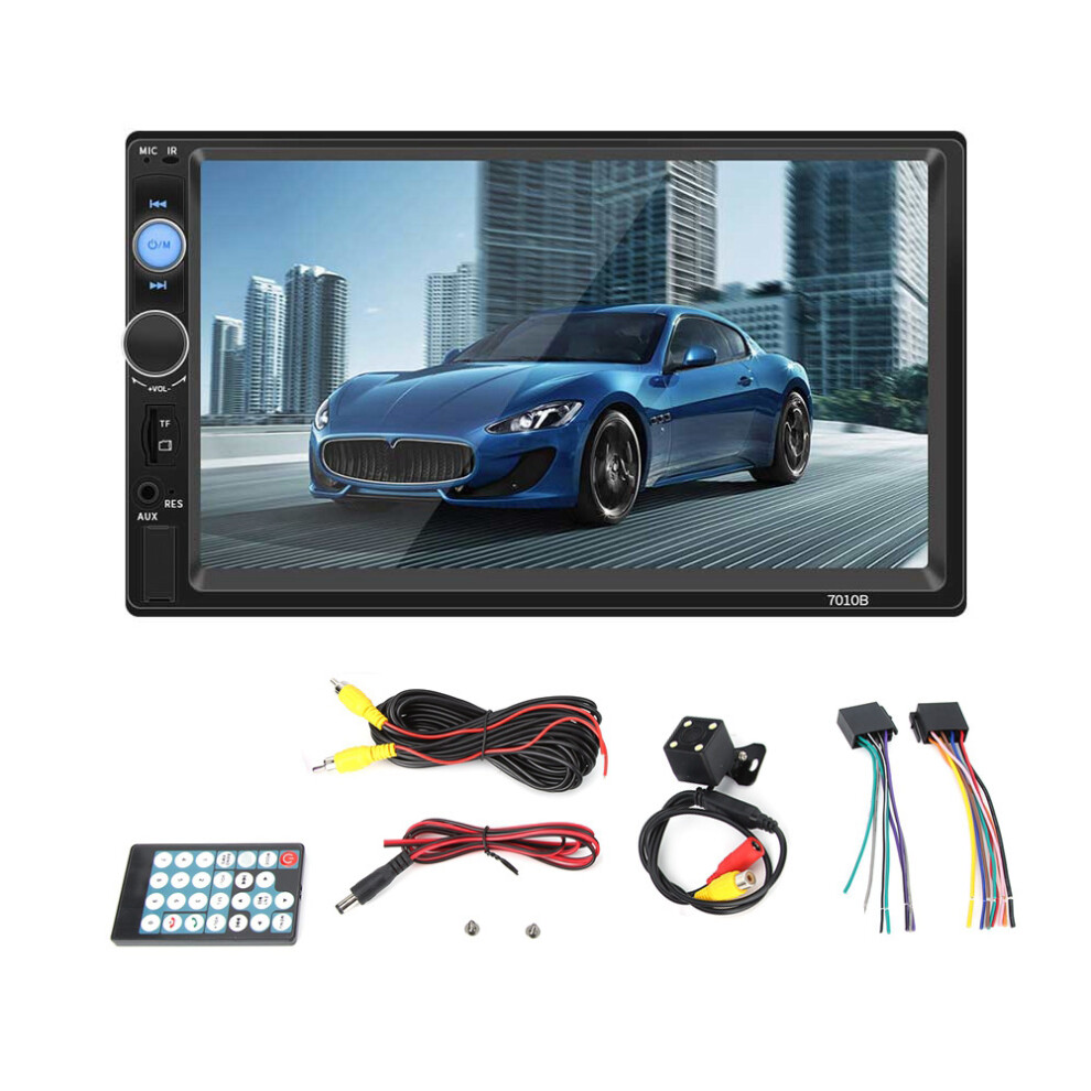 Bluetooth Indash Stereo Double Din7inch Touchscreen Fm Radio Backup Camera Steering Wheel Control Mirror Link Compatible For Android Ios Car 9009879165545