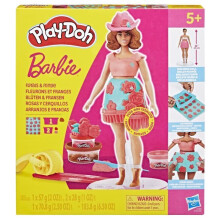 Play-Doh Barbie Fleurons and Fringes, Modeling Clay Set