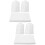 40Pièces Chapeaux Chef Jetables Papier Blancs Adaptés Cuisine 6