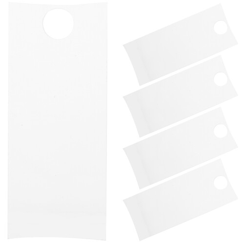 20Pièces Plaques Nom Blanches En Sublimation Pour Tumbler