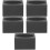 5Pièces Moules Métal Graphite Noir Ingot Formes Durables 9