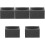 5Pièces Moules Métal Graphite Noir Ingot Formes Durables 5