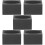 5Pièces Moules Métal Graphite Noir Ingot Formes Durables 10