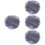 4Pièces - Satin Violet Taille Antidérapant Bain 8
