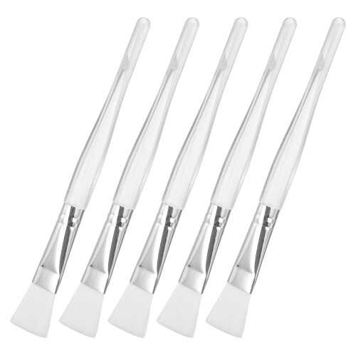15Pièces Pinceaux Masques Nylon Argenté Outils 2