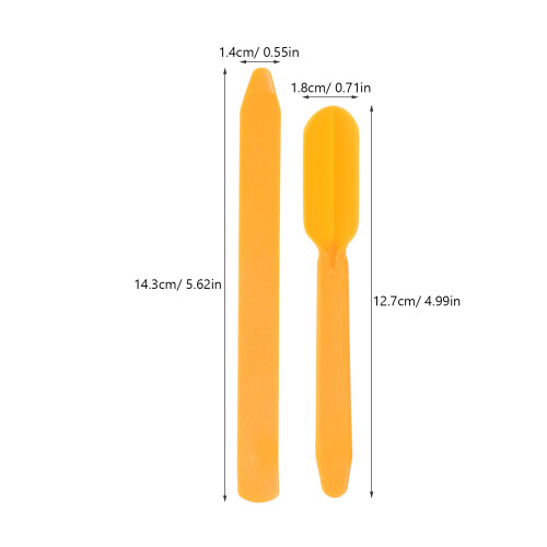 100Pièces Outils De Joints Orange Spatules Masticage Maison 2