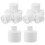 36Pièces Papier Spirales Bouche Blanches Accessoires Décoratifs Scène 1