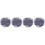4Pièces - Satin Violet Taille Antidérapant Bain 6