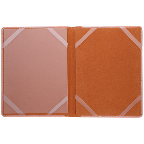 5Pièces Porte-Documents Rose Cuir Protection Et 1
