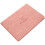 5Pièces Porte-Documents Rose Cuir Protection Et 3