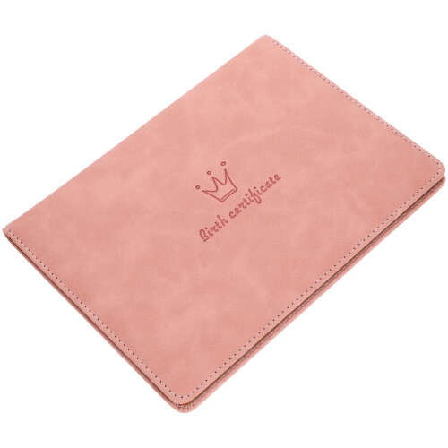 5Pièces Porte-Documents Rose Cuir Protection Et 2