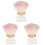 3Pièces Pinceaux Cosmétiques Multi-Usage Pour Fond De Et Blush 4
