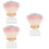 3Pièces Pinceaux Cosmétiques Multi-Usage Pour Fond De Et Blush 9