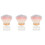 3Pièces Pinceaux Cosmétiques Multi-Usage Pour Fond De Et Blush 6