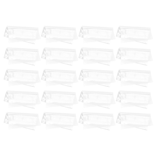 80Pièces Étuis Vinyle Auto-Adhésifs Protection Disques Multicolores 1