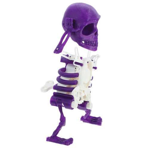 10Pièces Jouet Décompression Squelette Violet Amusant Pour Enfants 2
