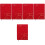 5Pcs Red PU Office Academic Planner Portable Writing Notebook 6