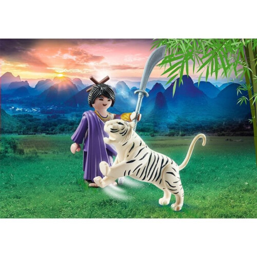 PLAYMOBIL Spezial Plus Ninja-Kämpfer und Tiger