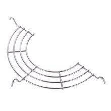 2pcs Stainless Steel Semicircle Steamer Rack with Oil Draining Design for Wok Pan Pot Kitchen Use