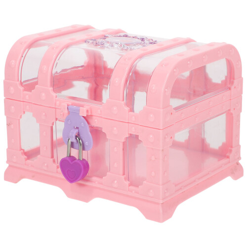 4Pièces Coffres Roses Pour Jouets Et , Style Pirate Rétro