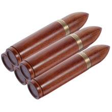 20Pcs Compact Wooden Toothpick Dispenser Portable Mini Pocket Case