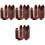 20Pcs Compact Wooden Toothpick Dispenser Portable Mini Pocket Case 4
